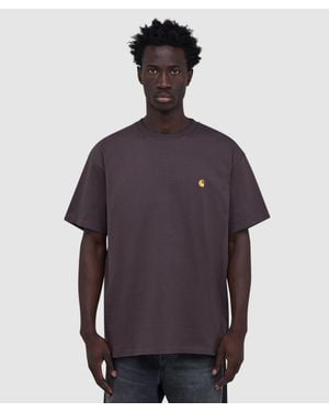 Carhartt Chase T-Shirt (Shale - Purple
