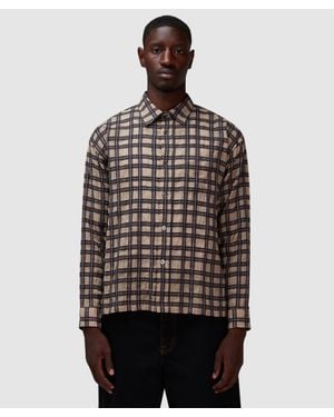 Stussy Sonoma Plaid Shirt - Black