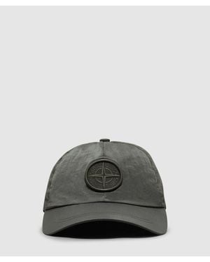 Stone Island Metal Logo Baseball Cap (Musk - Green