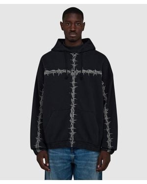 Vans X Slam Jam A.O.D T Zipped Hoodie - Blue