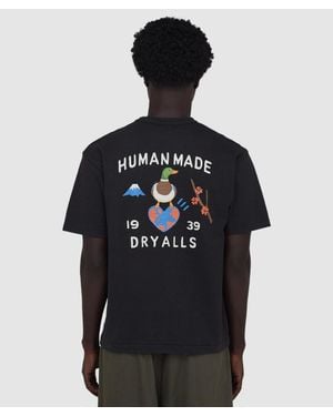 Human Made Duck On Top Of The World T-Shirt - Black