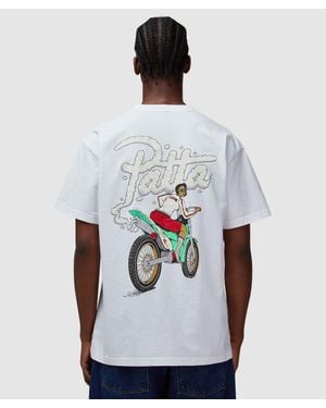PATTA Biker T-Shirt - White