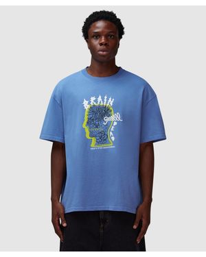 Brain Dead Ringing Ear T-Shirt - Blue