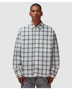 MKI Miyuki-Zoku Box Dress Shirt (Off Check - Gray