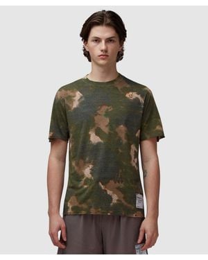 Satisfy Cloudmerino T-Shirt (Batik Military - Green
