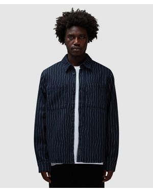 Parra Meandering Lines Shirt - Blue