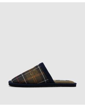 Barbour X A.P.C Mule Slipper (Classic/Ancient Tartan - Black