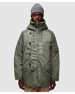 Beams Plus Mil Type N-3B Down Jacket - Green