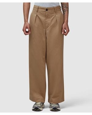 Noah Single Pleat Baggy Pant - Natural