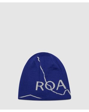 ROA Logo Wool Beanie - Blue