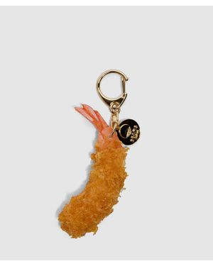 BEAMS Japan X Sample Kobo Fried Shrimp Keychain (Fried Shrimp - Pink