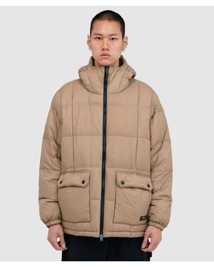Taion Mountain Volume Down Jacket (Khaki - Natural
