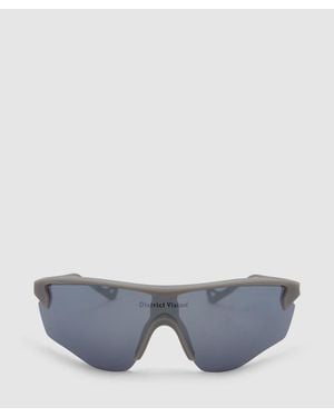 District Vision Junya Racer Sunglasses (Flint/D+ Flash Mirror - Grey