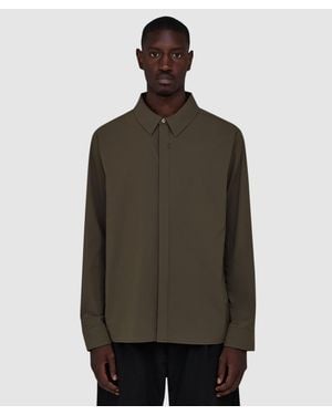 Hiking Patrol Align Button Up Shirt (Smoky - Green