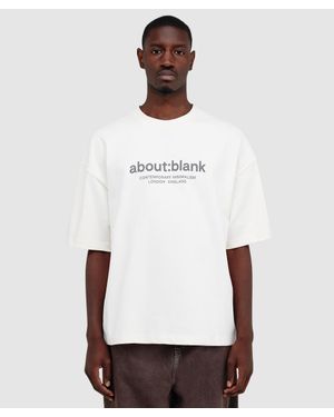 About Blank Garcon T-Shirt (Oat - White
