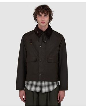 Barbour Spey Wax Jacket - Black