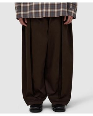 SAGE NATION Box Pleat Pant - Black
