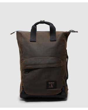 Barbour Field Wax Backpack - Black