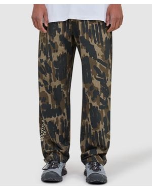 Malbon Golf Condor Tour Divot Camo Pant (Bark Camo - Grey