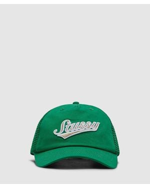 Stussy Lp Trucker Athletic Cap (Forest - Green