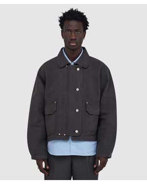 mfpen Courier Jacket (Washed Canvas - Blue