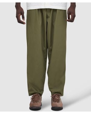 Universal Works Pleated Track Pant - Green