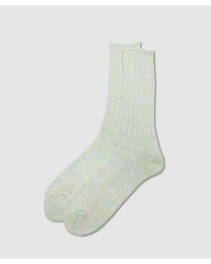 Anonymous Ism 5 Colour Mix Crew Sock - White