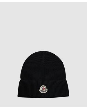 Moncler Tonal Beanie - Black