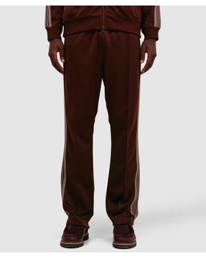 Needles Narrow Track Pant (Poly Smooth - Brown