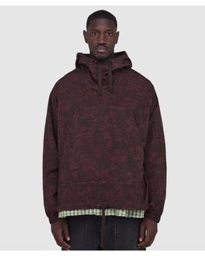 Beams Plus Camo Print Mil Smock Jacket - Red