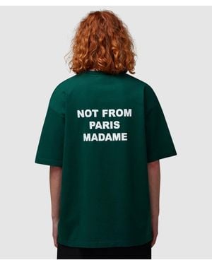 Drole de Monsieur Le T-Shirt Slogan (Dark - Green