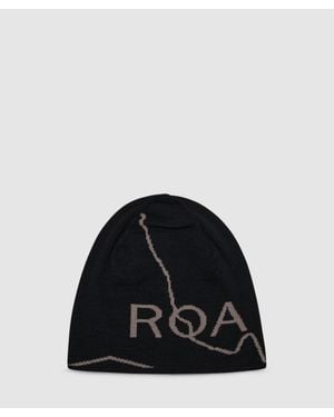 ROA Logo Wool Beanie - Black