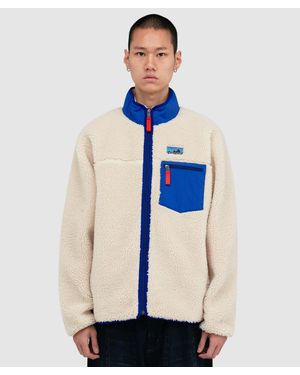 Patagonia Classic Retro-X Jacket (Dark Natural - Blue