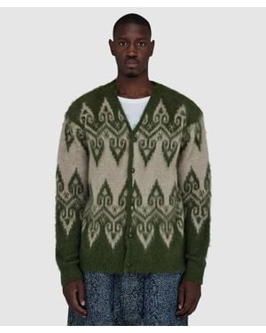 Needles Mohair Nordic Cardigan - Green