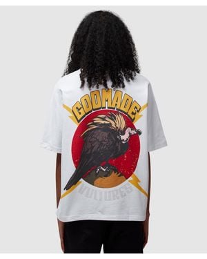 GODMADE CLO Vultures Small Logo T-Shirt - Red