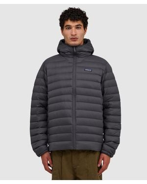 Patagonia Hooded Down Jacket (Forge W/Forge - Grey