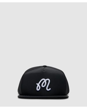 Malbon Golf M Script Logo Snapback - Black