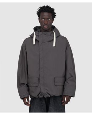 Nanamica Hooded Deck Jacket (Charcoal - Grey