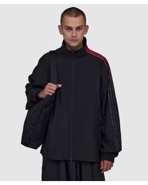 Y-3 Gradient Three Stripe Track Jacket - Black