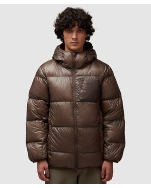 NANGA Mountain Lodge Hooded Down Jacket - Brown