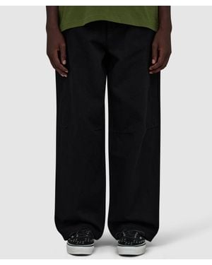 Butter Goods Wide Cut Denim Jean (Flat Selvedge - Black