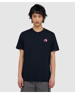 Moncler Tri Logo T-Shirt - Blue