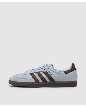 adidas Samba Og Trainer (Crystal Sky/Earth Strata - Blue