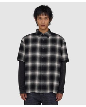 BEACH BRAINS Layer Shirt - Black