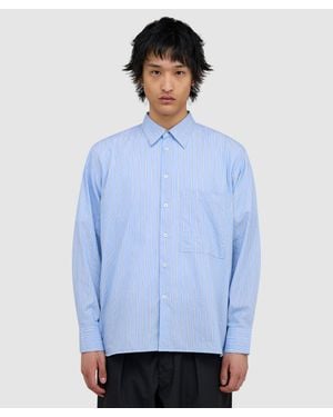 Universal Works Square Pocket Shirt - Blue