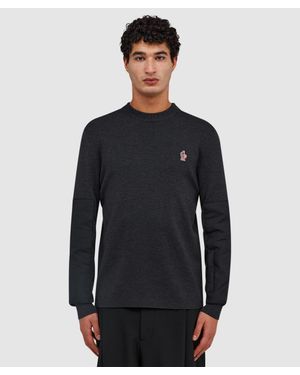 Moncler Grenoble Crewneck Sweatshirt (Dark - Blue