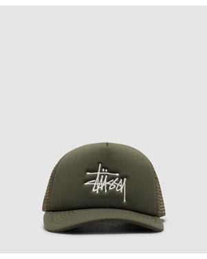 Stussy Big Basic Trucker Cap (Deep - Green