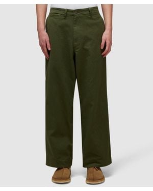 Beams Plus Mil Herringbone Pant - Green