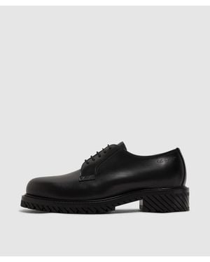 Off-White c/o Virgil Abloh Military Derby Boot Blac - Black