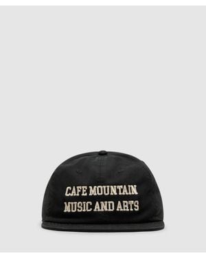 Cafe Mountain Music And Arts Cap (Washed - Black